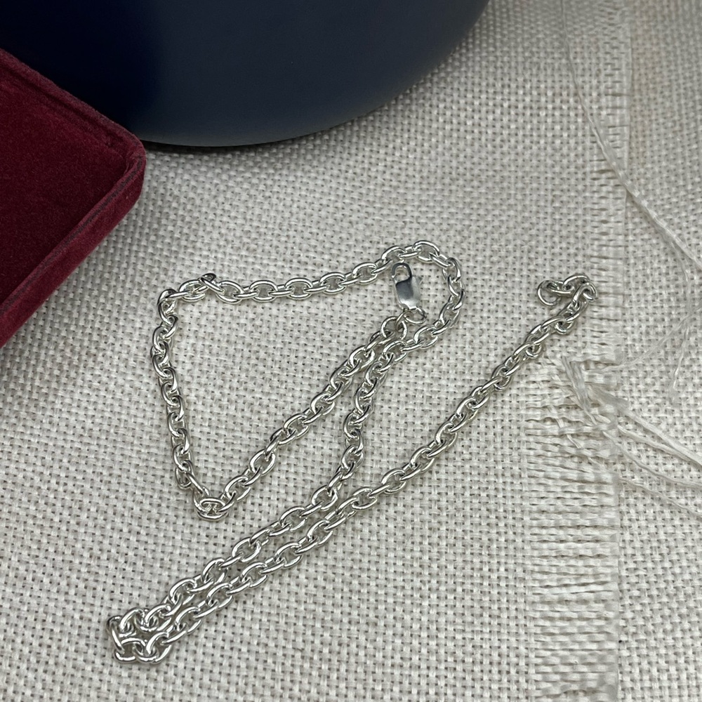 Timeless 925 Sterling Silver Rope Chain Necklace – 18” - Picture 11 of 16